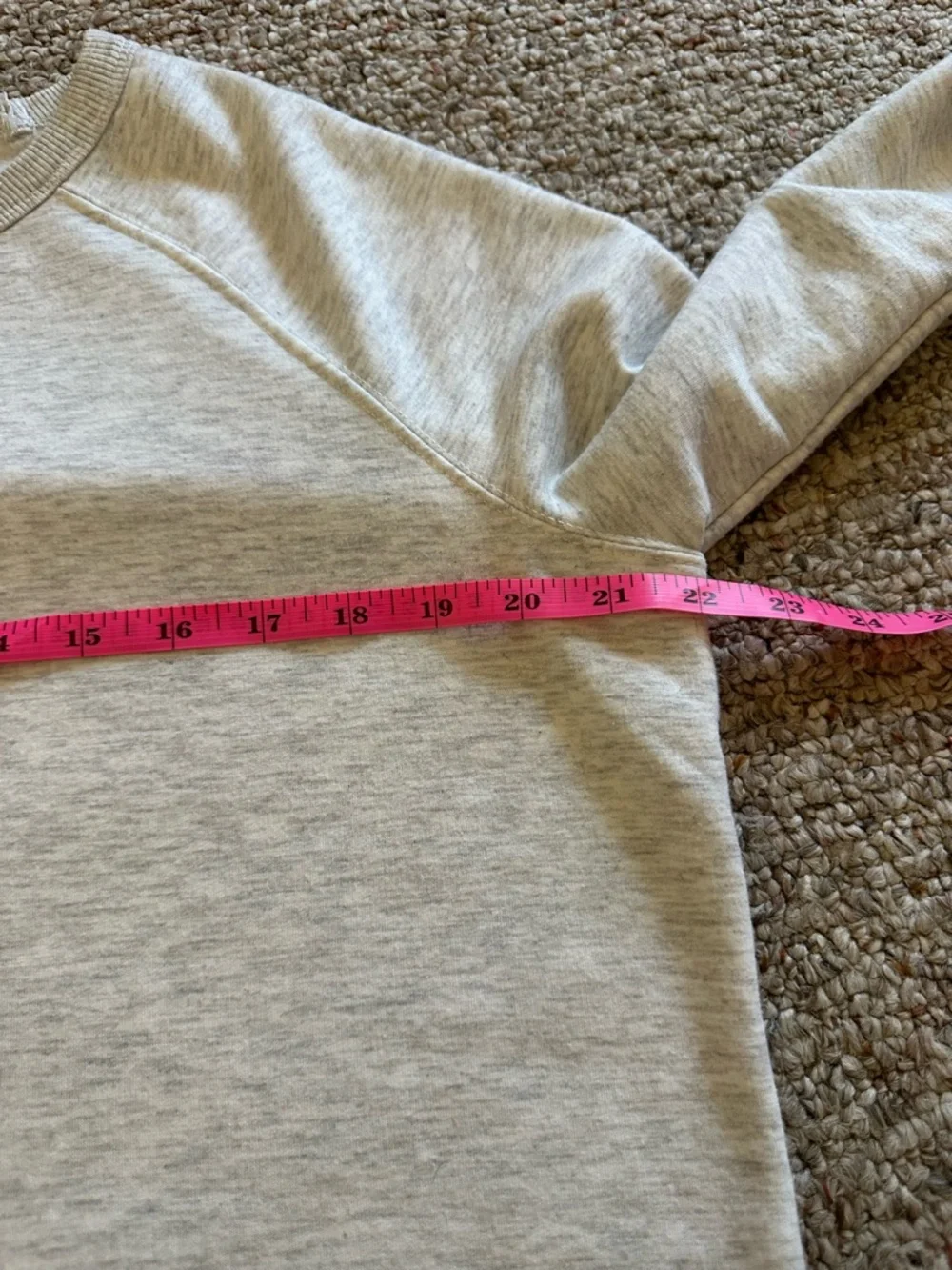 Jockey Crewneck Pullover Sweatshirt - Heather Gray - Size Medium